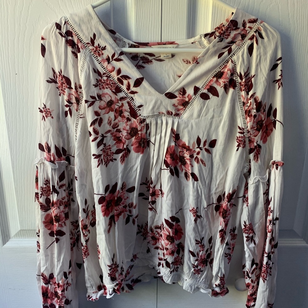 Aeropostale Floral Blouse